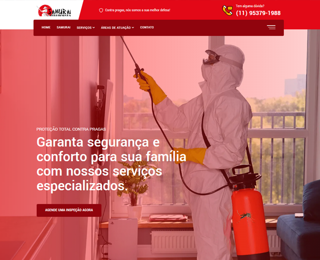 Dedetizadora Samurai