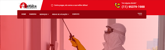 Dedetizadora Samurai